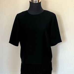 Banana Republic Black Short Sleeve Top